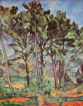 Bosque de pinos y acueducto Paul Cezanne Pinturas al óleo
